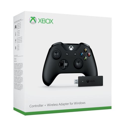 [Xbox One S | PC] Bezdrôtový ovládač s USB adaptérom pre Windows 10 - čierny
