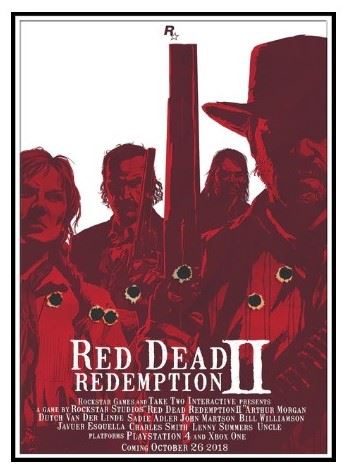 Plagát Red Dead Redemption 2 - rôzne motívy (nový)