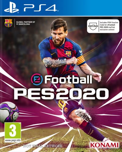 PS4 eFootball PES 20 Pro Evolution Soccer 2020