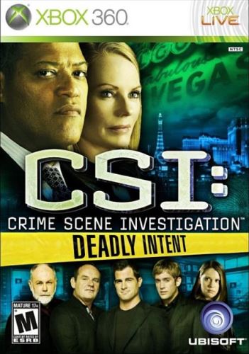 Xbox 360 CSI: Crime Scene Investigation - Deadly Intent