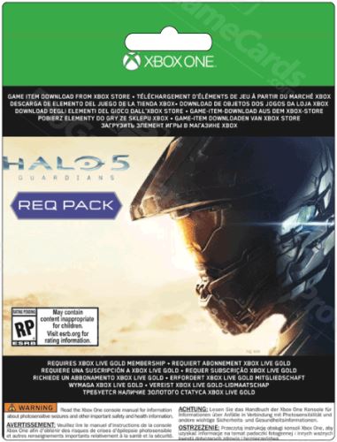 Voucher Xbox One Doplňek k hre Halo 5 - Req Pack
