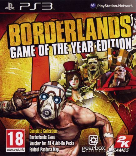 PS3 Borderlands Game of the Year Edition