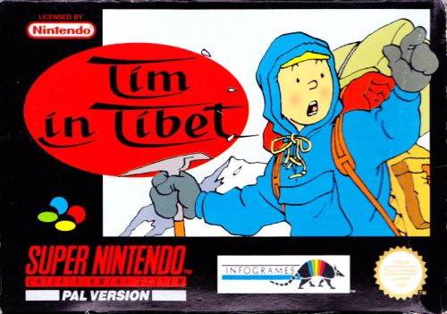 Nintendo SNES Tintin in Tibet
