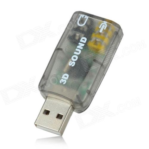 [PC] Externý USB zvuková karta - 3D Sound