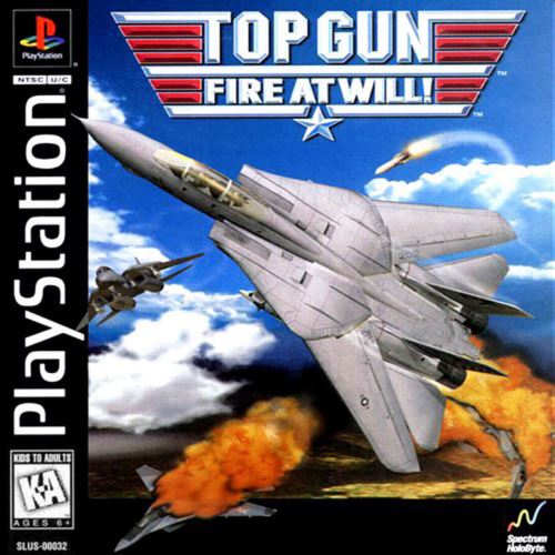 PSX PS1 Top Gun Fire At Will