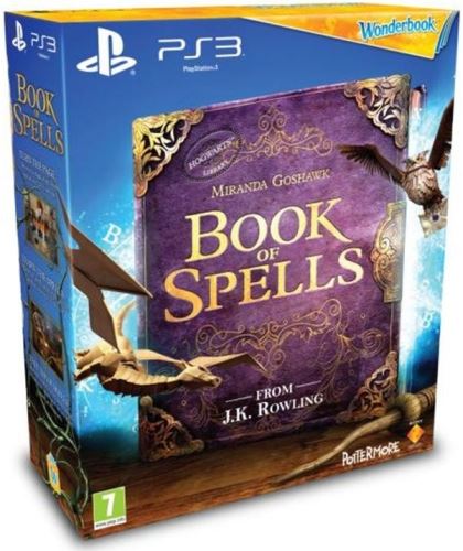 PS3 Move Wonderbook Book of Spells, Kniha Kouzel + Kniha (CZ) (originálne balenie)