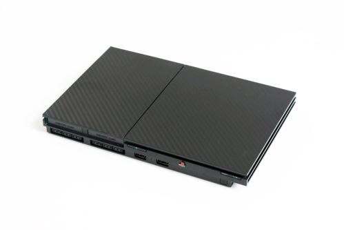 PlayStation 2 Slim - Carbon (estetická vada)