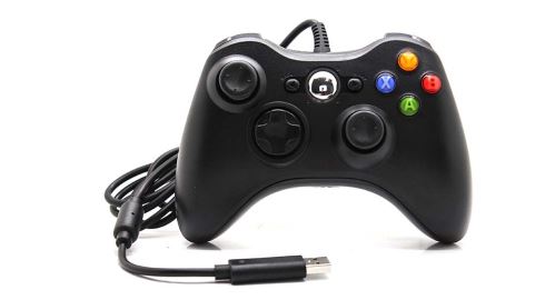 [Xbox 360] Drôtový Ovládač - čierny