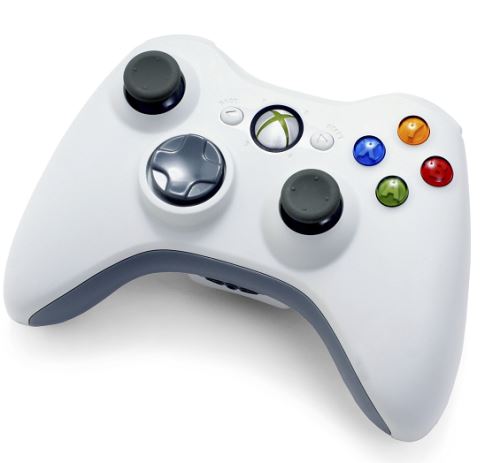 [Xbox 360] Bezdrôtový Ovládač Microsoft Biely s šedými páčkami