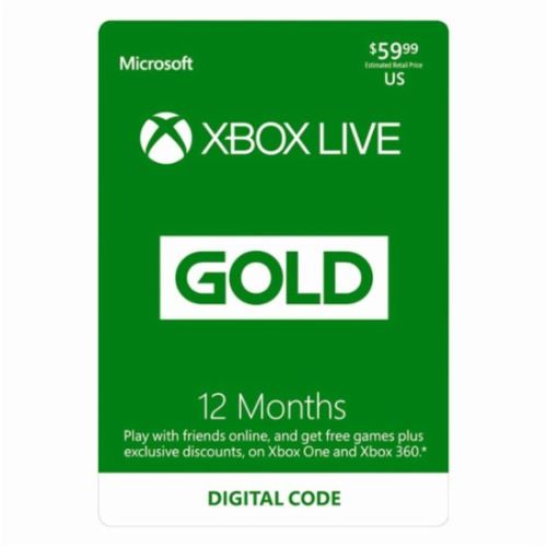 Xbox Live Gold Trial Na 12 Mes - Hmotný poukaz