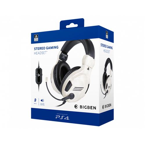 [PS4] Stereo Gaming Headset - biely (nový)