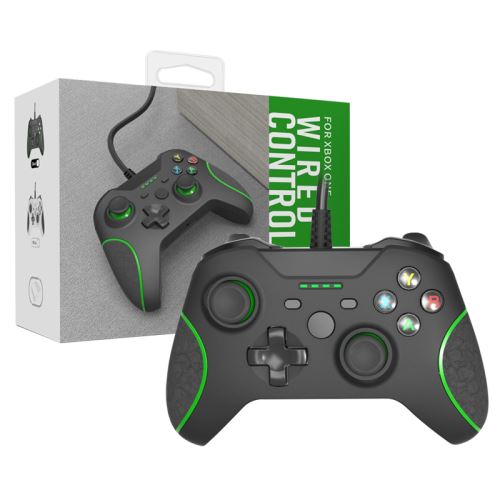 [Xbox One] [PC] Ergonomický Drôtový Ovládač - čierny (nový)