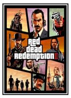 Plagát Red Dead Redemption 2 - štýl GTA 5 (nový)