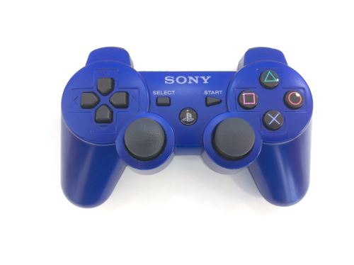 [PS3] Bezdrôtový Ovládač Sony Dualshock - modrý (rôzne estetické vady)