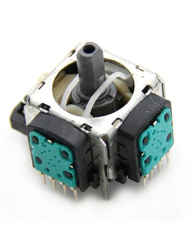 [PS3] 3D Joystick Analog Stick - Analog joystick kocky - zelená - 4-pin (nová)