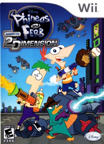 Nintendo Wii Phineas And Ferb: Across The 2nd Dimension