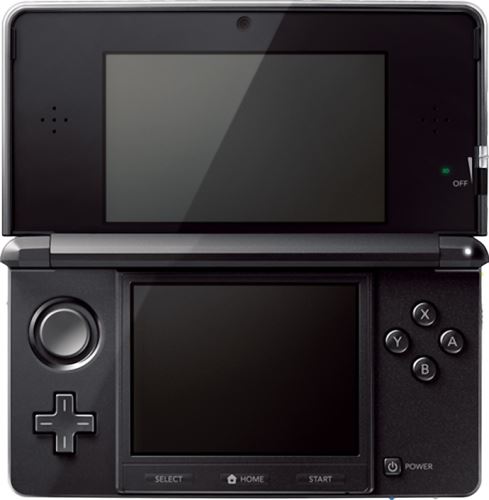 Nintendo 3DS - čierne (estetická vada) bez stylusu