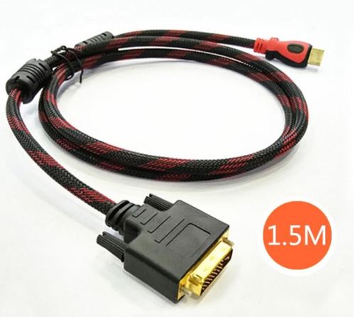Kábel HDMI -> DVI 1,5m (nový)