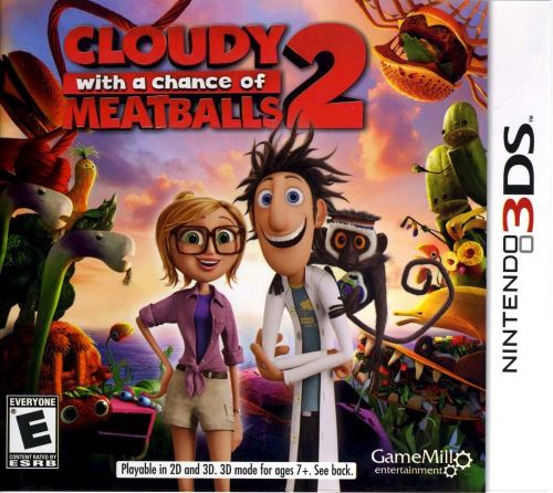 Nintendo 3DS Oblačno, miestami fašírky 2, Cloudy With A Chance Of Meatballs 2 (nová)