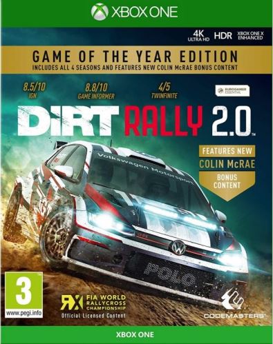 Xbox One Dirt Rally 2.0 Game of the Year (nová)