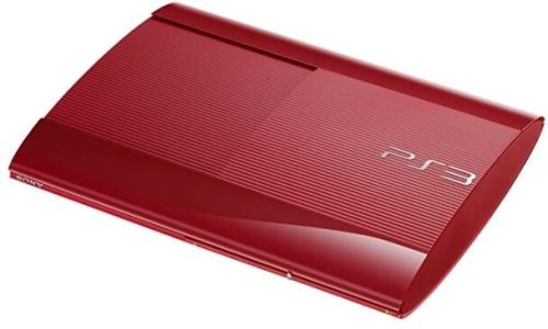 PlayStation 3 500 GB Super Slim - Červený