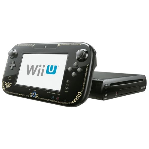 Nintendo Wii U 32GB - čierna, ovládač Legend of Zelda (estetická vada)