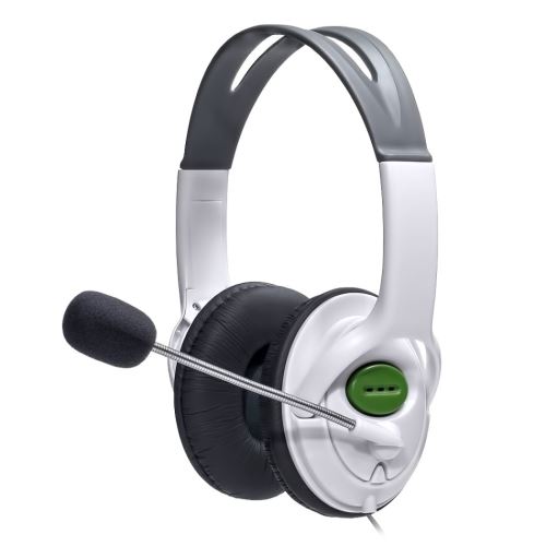 [Xbox 360] Sluchátka s mikrofonem Sensational XB3028 - biela (estetická vada)