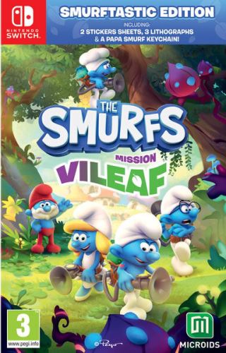 Nintendo Switch Šmolkovia, The Smurfs: Mission Vileaf - Smurftastic Edition (nová)