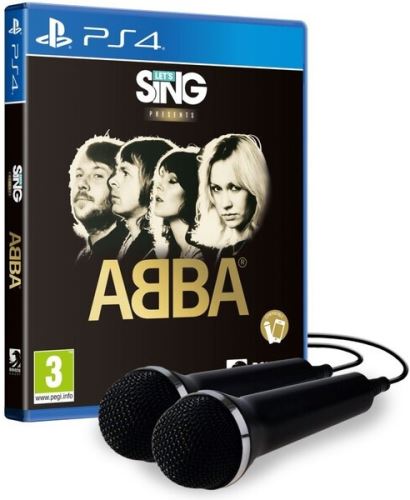 PS4 Let's Sing Presents ABBA + 2 mikrofóny - Bundle (Nový)