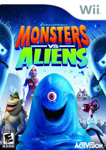Nintendo Wii Monsters Vs Aliens