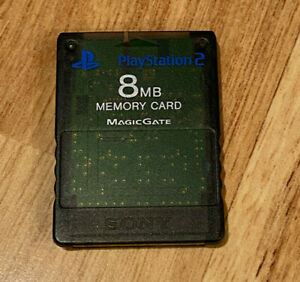 [PS2] Originálne pamäťová karta Sony 8MB (priehľadná čierná)
