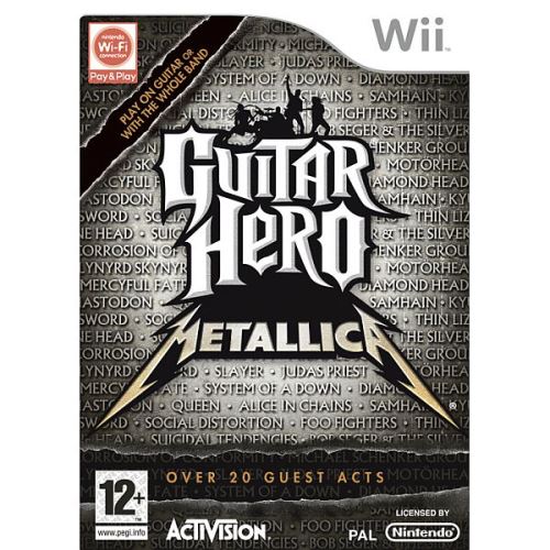 Nintendo Wii Guitar Hero Metallica (iba hra)