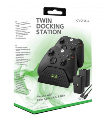 [Xbox One][XSX] Nabíjacia sada - Kyzar Twin Docking Station (nový)