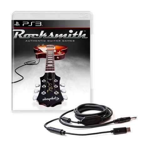 PS3 Rocksmith Bundle (hra + Rocksmith real Tone Kábel) (Nová)