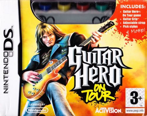 Nintendo DS Guitar Hero On Tour + Grips - Bundle (Nová)