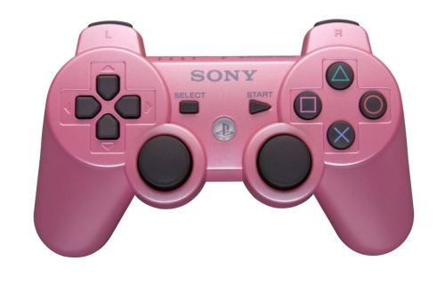 [PS3] Bezdrôtový Ovládač Sony Dualshock - ružový
