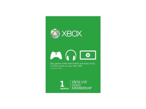 Xbox Live Goldl Na 1 mesiac - Hmotný poukaz