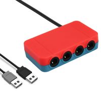 [SWITCH|Wii U][PC] GameCube ovládač Adapter - farebný (nový)