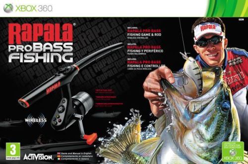 [Xbox 360] Rapala herná prút + hra Pro Bass Fishing