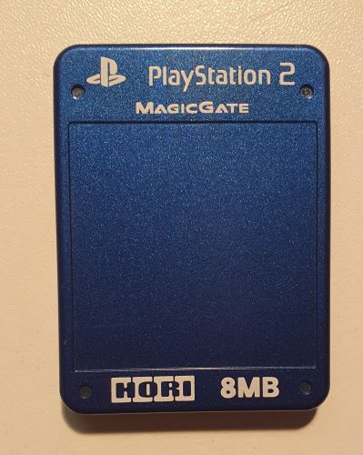 [PS2] Pamäťová karta 8MB HORI modrá