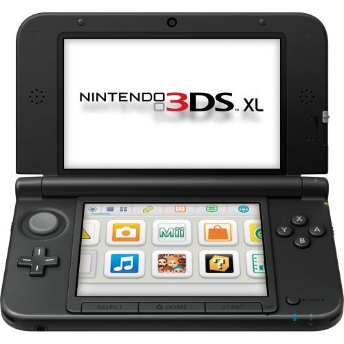 Nintendo 3DS XL - strieborno-čierna (estetická vada)