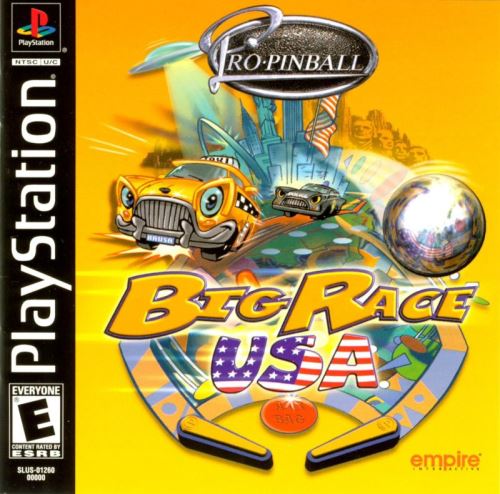 PSX PS1 Pre Pinball: Big Race USA