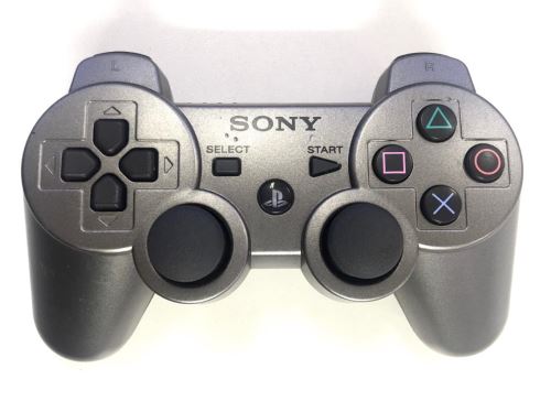 [PS3] Bezdrôtový Ovládač Sony Dualshock - tmavo strieborný (estetická vada)