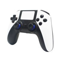 [PS4] Bezdrôtový Ovládač - bielo čierny (PS5 dizajn) (nový)