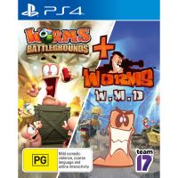 PS4 Worms Battlegrounds + Worms WMD Double Pack
