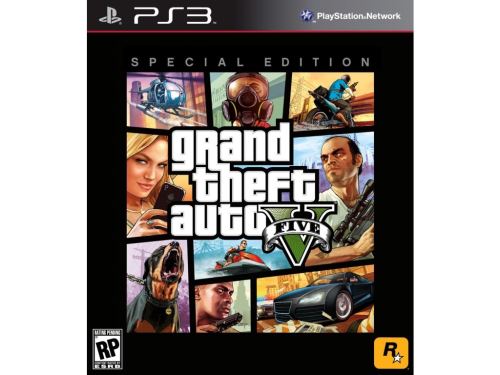 PS3 GTA 5 Grand Theft Auto V - Special Edition (estetická vada)
