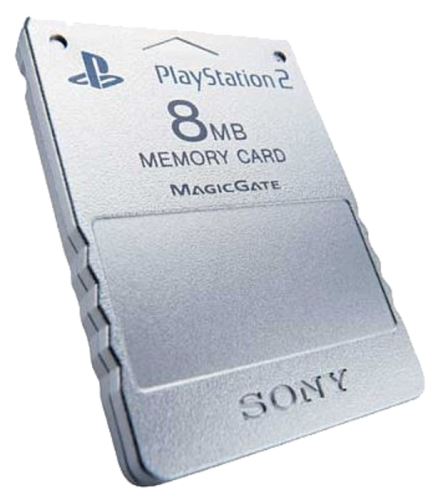 [PS2] Originálne pamäťová karta Sony 8MB (strieborná)