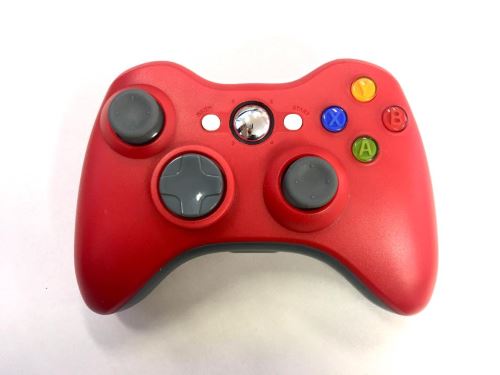 [Xbox 360] Bezdrôtový Ovládač - červeno-biely (estetická vada)