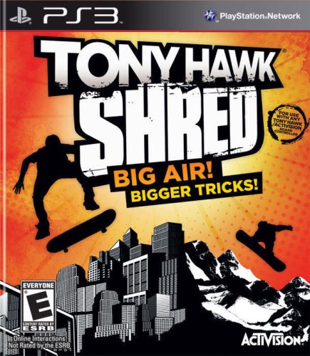 PS3 Tony Hawk Shred (Iba hra)
