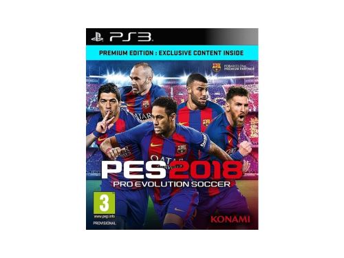 PS3 PES 18 Pro Evolution Soccer 2018
